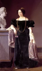Portrait of Caroline Amalie of Schleswig-Holstein-Sonderburg-Augustenburg